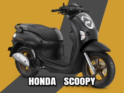rental Motor Scoopy 2025 solo
